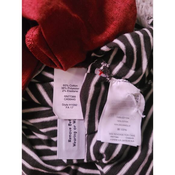 Madewell Ribbed Turtleneck Long-Sleeve Tee Women’s Large Bundle of 3 - Picture 6 of 6